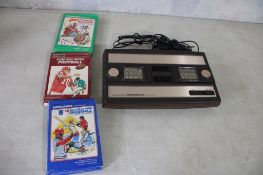 Mattel Intellivision Game System #2609 w/Games