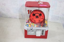 Rocket to the Moon Flip 1 Cent Vending Machine