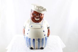 Black Americana Man Cook Cookie Jar