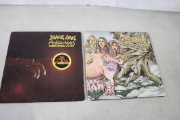 2 Vinyl LP's Black Oak Arkansas Deed Heaven Earth