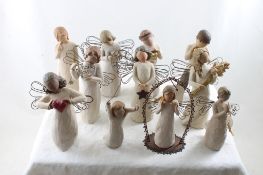 11 Willow Tree Angels & Other Ass't Figurines
