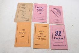 6 Antique Vintage Erotica Smut Booklets