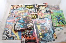 21 Marvel, DC, Topps Super Hero Comic Books