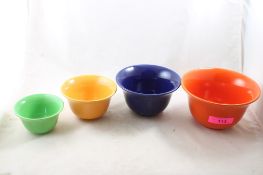 Hall China Radiantware Nesting/Mixing Bowl Set