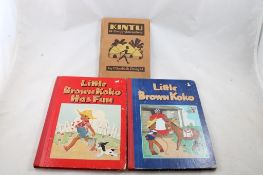 3 Black Americana Hard Cover Books