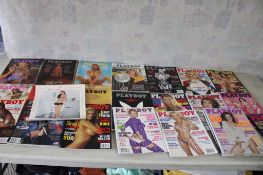 24 Playboy Magazines, Calendars, Bunny's 1973