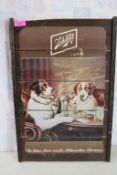 Schlitz Beer Wood Advertising Sign 24