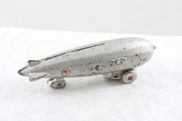 1930s Cast Iron Zeppelin Blimp Toy 5
