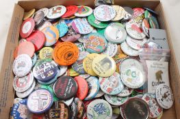 Large Lot Vintage Pinback Buttons