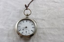 Union Watch Co. Key Wind Pocket Watch Working