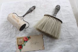 Sterling Silver Ink Blotter, Clothes Brush, More
