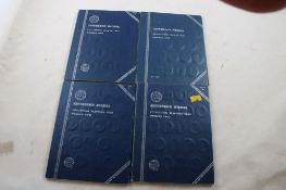 4 Whitman Jefferson Nickel Coin Books