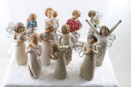 11 Willow Tree Angels & Other Ass't Figurines