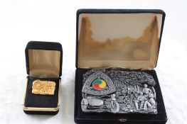 1995 AMA Gypsy tour Belt Buckle & Pin