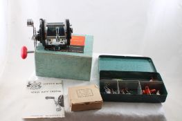 Herter's Fishing Reel, Pocket Tackle Box, Lures