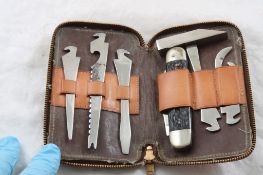 Leather Fishing Pocket Tool Kit Complete Swordfish