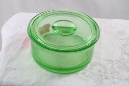 Hazel Atlas Uranium/Vaseline Glass 6