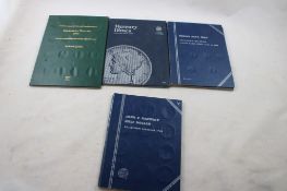 Whitman JFK Half Dollar Coin Book + 3 Empty Books