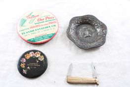 2 Pocket Mirrors, 1 Pocket Knife, Adv Tip Tray