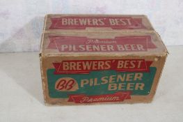 1948 Brewers' Best Pilsener Beer Cardboard Case