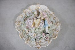 3 Dimensional Victorian Wall Hanging Plaque