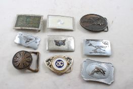 9 Western Themed Belt Buckles