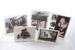 5 Montana Marble Wildlife + Desk Plaques