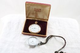 2 Pocket Watches Waltham & 15 Jewel Elgin