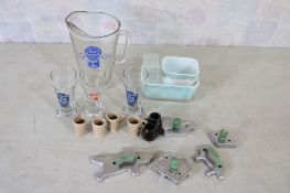 Beer Pitcher/Glasses/Shot Glasses/Cookie Cutters+