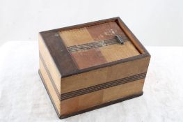 Black Man Roll Top Wood Cigarette Dispenser Works