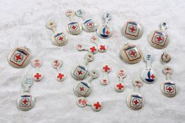 WW2 & Other American Red Cross Fold Over Pins