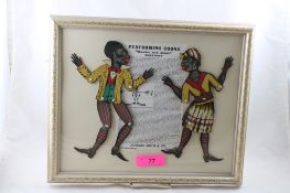 Black Americana Dancing Cutouts Sambo & Dinah