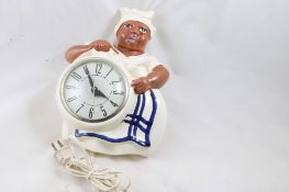 Red Wing Mammy Clock