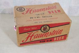 1962 Hauenstein Beer Cardboard Case