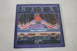 Vinyl LP Album STYX Paradise Theatre Laser Etching