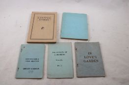 5 1930's Erotica Smut Booklets