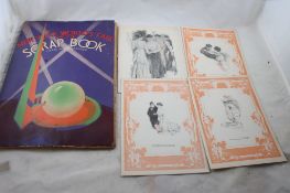 1939 World's Fair Scrapbook, 4 Victorian Sketch Pr