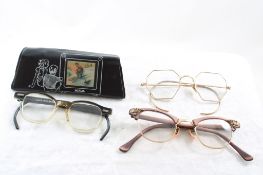 3 Pair of Antique Eyeglasses