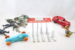 Toy Firearms, Race Car, Sedan, Chein Tin Duck