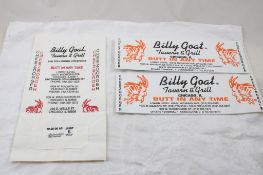 Vtg. Billy Goat Tavern & Grill Chicago Memorabilia