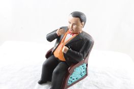 Cast Iron Tammany Bank Reproduction