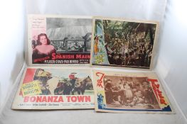 4 Vintage Western Cowboy Movie Posters