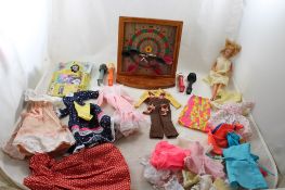 Barbie Doll/Clothes Lego Set, 4 Pez, Darts & Board