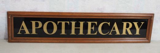 Apothecary Framed Sign 38.5