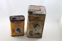 Cream Separator Oil & Shock Absorber Fluid Tins