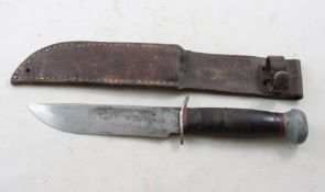 RH PAL #36 Fixed Blade Knife in Leather Sheath