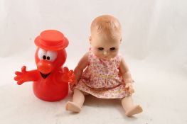 Ginny Vogue Baby Doll & Jello Mr Wiggles Puppet
