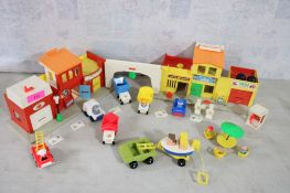 1973 Fisher Price Family Village + Extras