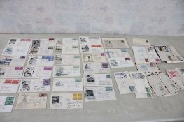 100+ First Day Cover Stamps 1930s, 1940s, 1950s