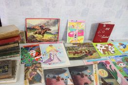 Antique Books, Vtg. Puzzles, 1958 Yearbook